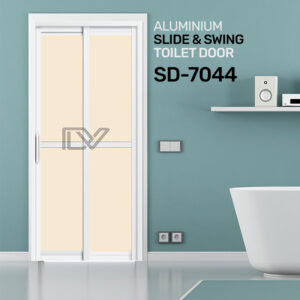 SD 7044 Aluminium Slide & Swing Toilet Door