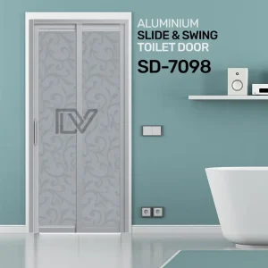 aluminium slide and swing door