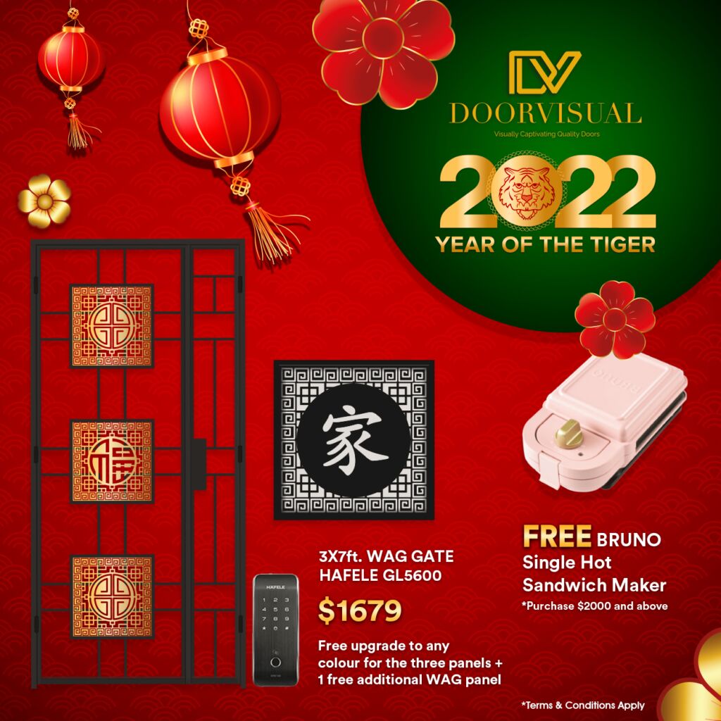 CNY Promotion 2022 Gate Digital Lock