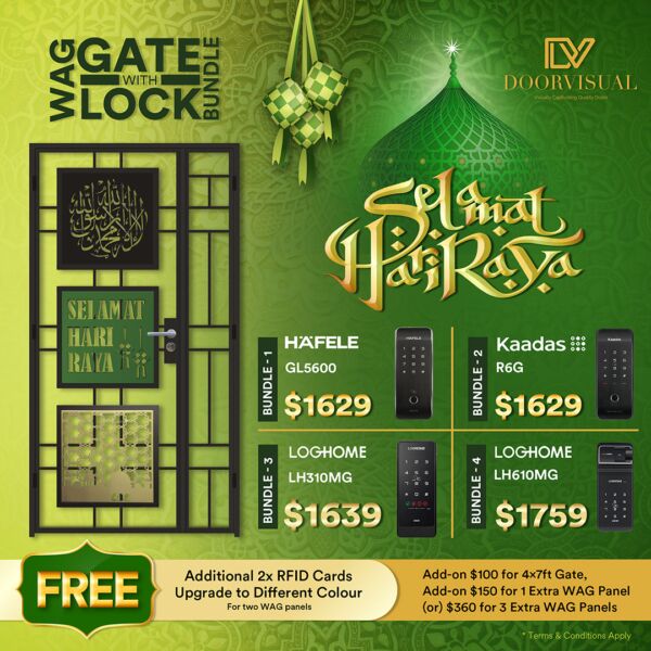 Hari Raya Promotion 2022 Door Gate Digital Lock