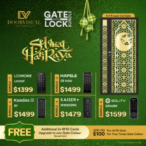 Hari Raya Promotion 2022 Door Gate Digital Lock