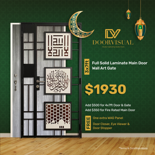 Full Solid Main Door WAG Gate Bundle