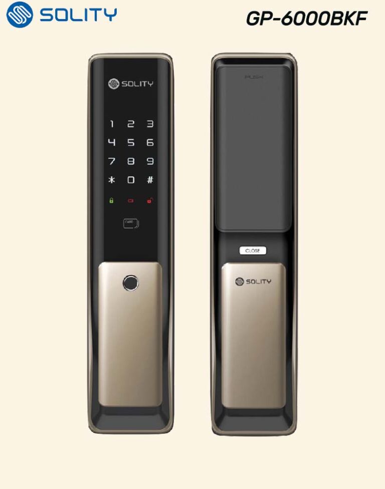Solity GP6000BKF Digital Door Lock Fire Rated Digital Lock DoorVisual