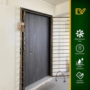 Single Tone Laminate Main Door - DV 18156