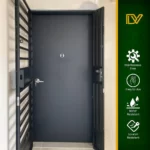 Single Tone Laminate Main Door - DVA 10044