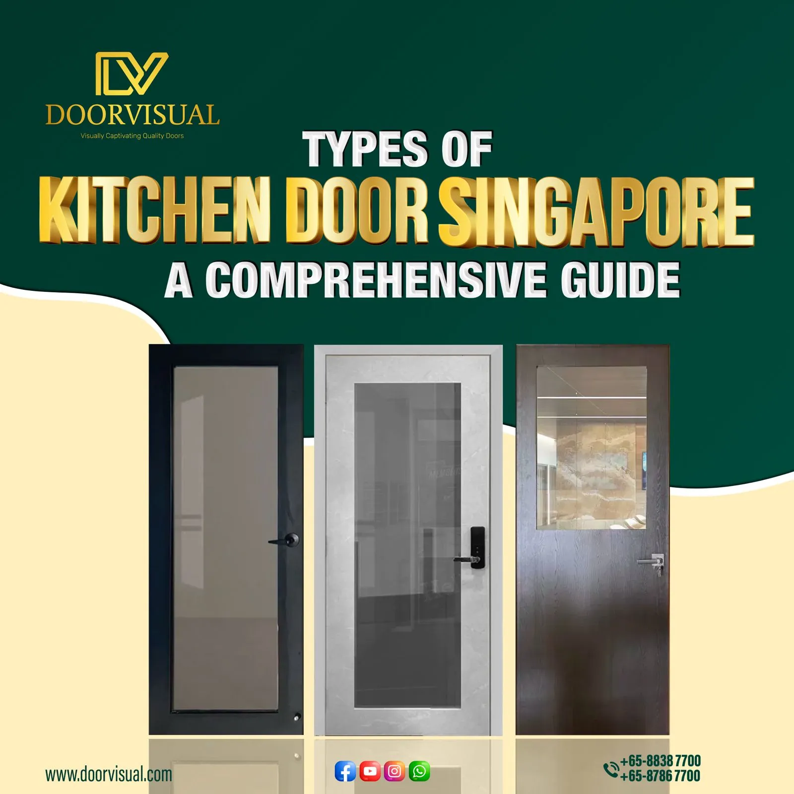 Types Of Kitchen Doors Singapore A Comprehensive Guide