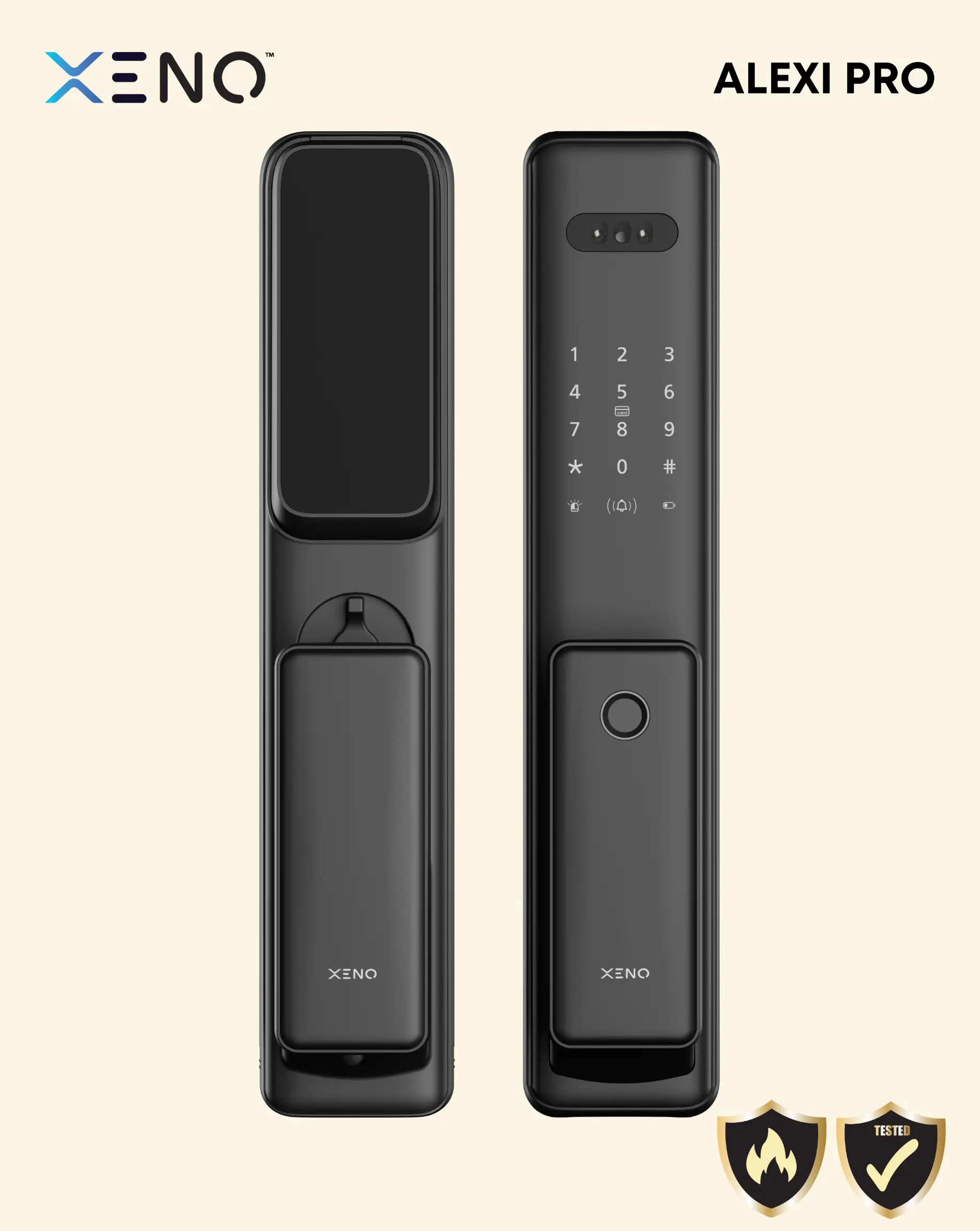 Xeno Alexi Pro Fire Rated Smart Door Lock