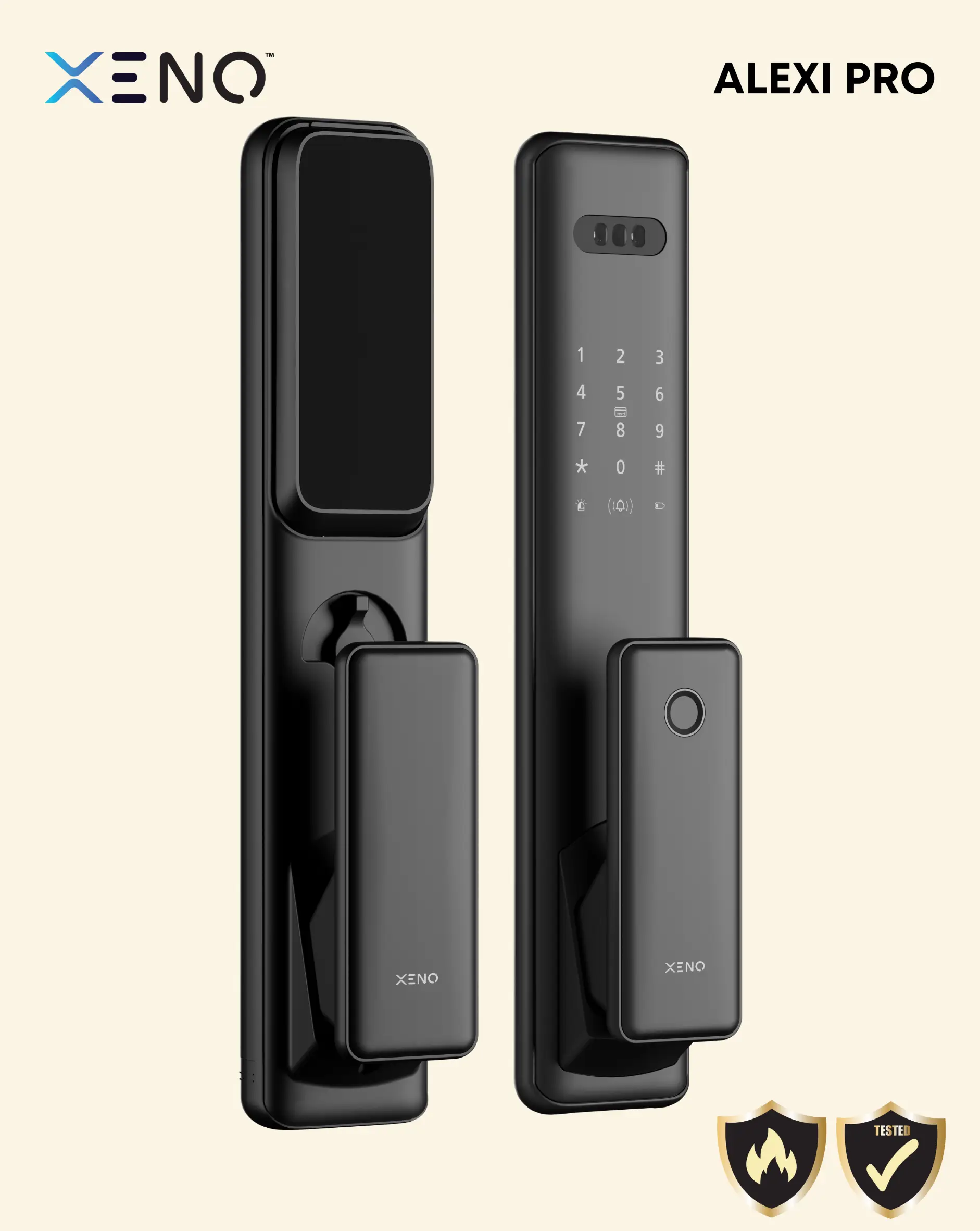 Xeno Alexi Pro Fire Rated Smart Door Lock 3 Xeno Alexi Pro Fire Rated Smart Door Lock 3
