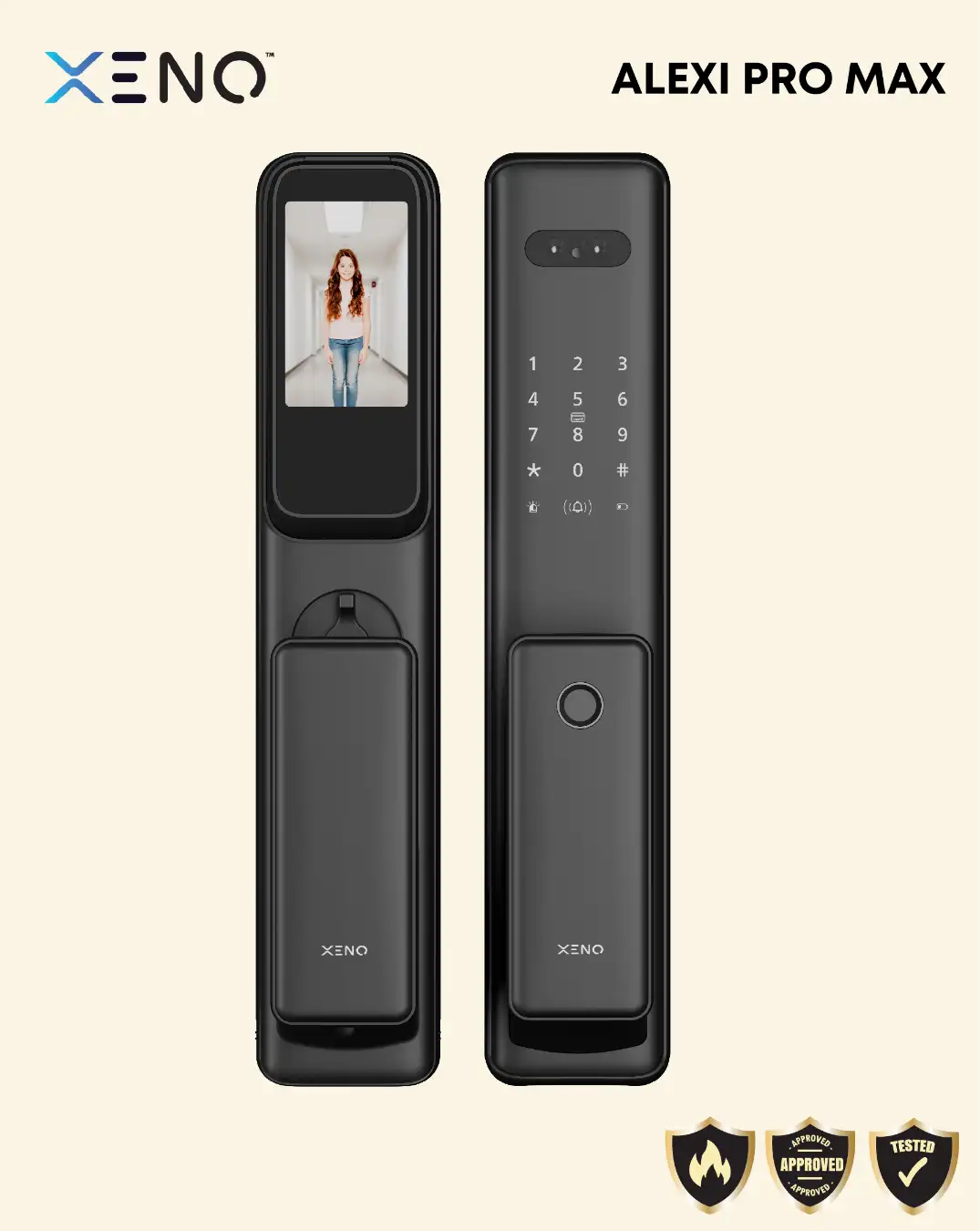 Xeno Alexi Pro Max-Fire Rated Smart Door Lock