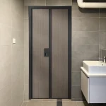 Alulux Aluminium Bi-Fold Toilet Door AF808