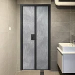 Alulux Aluminium Bi-Fold Toilet Door AF810